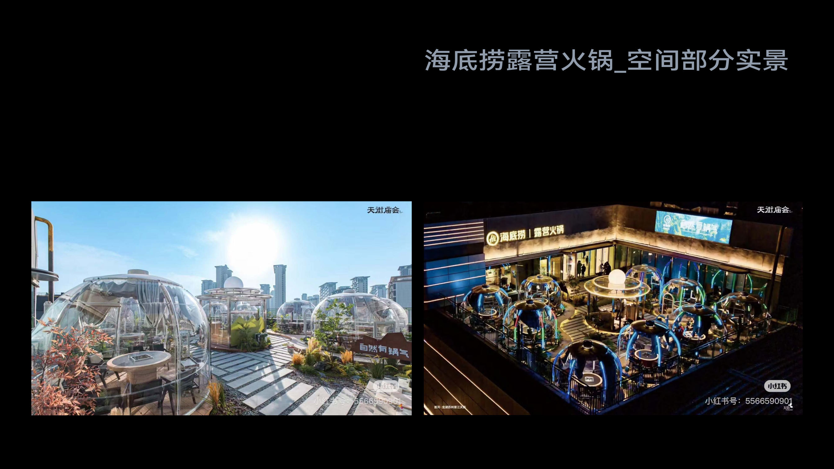 海底捞露营火锅空间实景